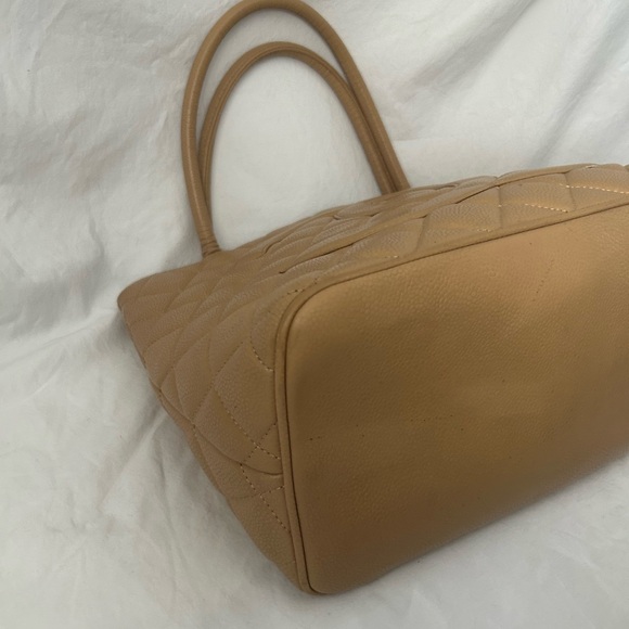 Chanel camel color caviar medallion tote - Picture 10 of 16